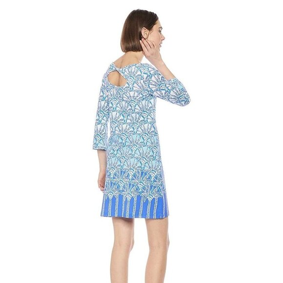 Lilly Pulitzer Bay One of a Kind Engineered Dress Whisper Blue 30152 - Picture 4 of 11